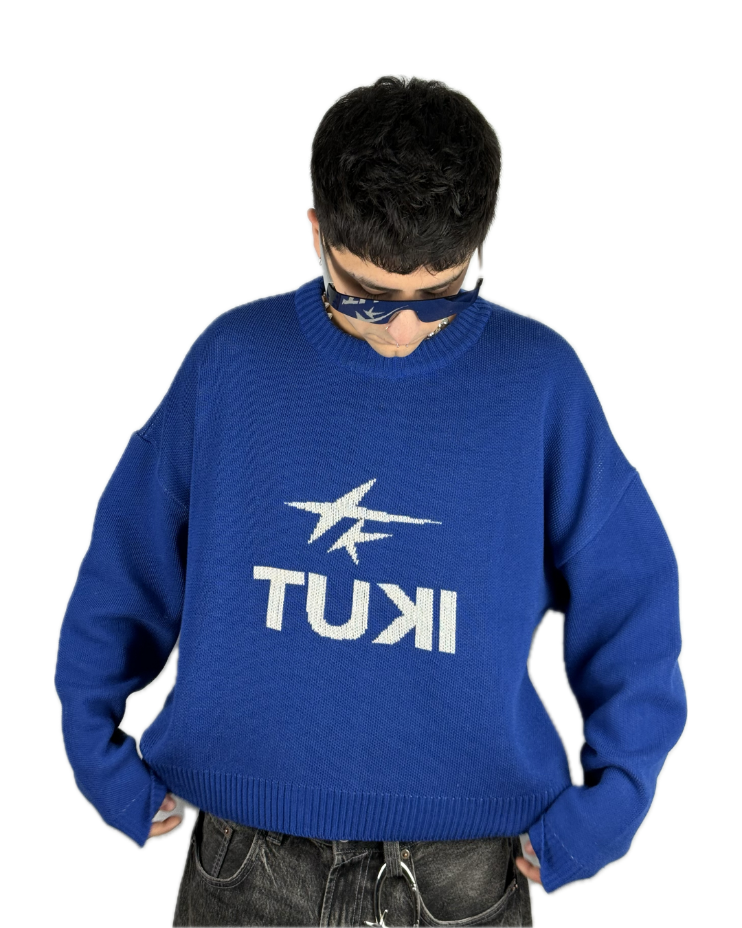 SWEATER "NEW BEGINNING" BLUE