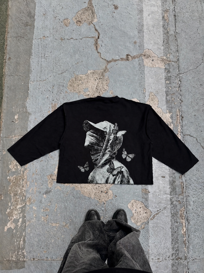 POLERA BLACK "BUTTERFLY"