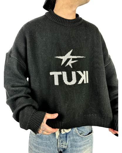 SWEATER "NEW BEGINNING" BLACK