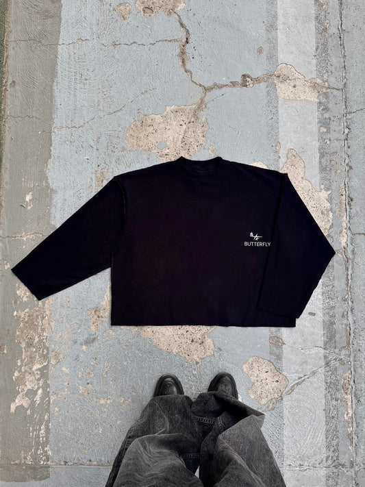 POLERA BLACK "BUTTERFLY"