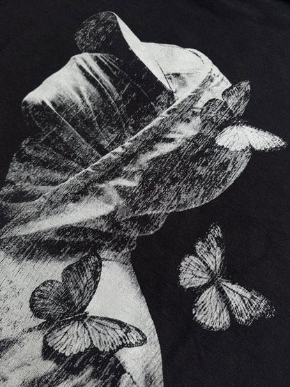 POLERA BLACK "BUTTERFLY"